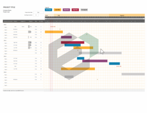 Free Agile Gantt Chart Template Project Management using Excel