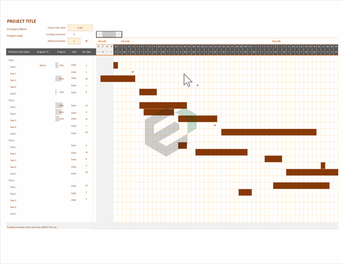 ms project 2007 print gantt chart date range