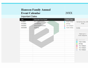 Family Event Calendar Feature Image