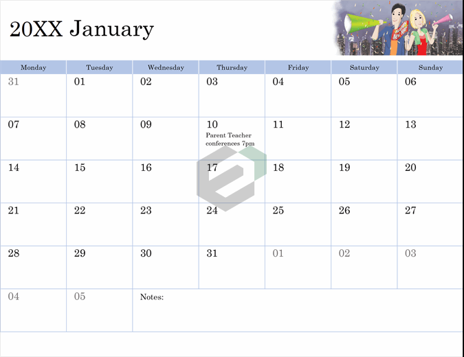 Illustrated Academic Calendar Feature image