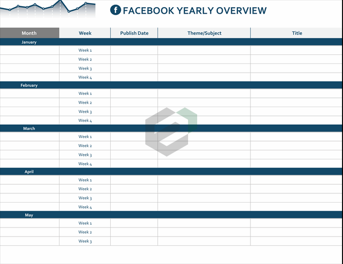 Social media platform editorial Calendar Feature Image