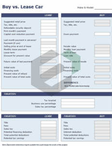 Buy vs. lease car calculator feature image