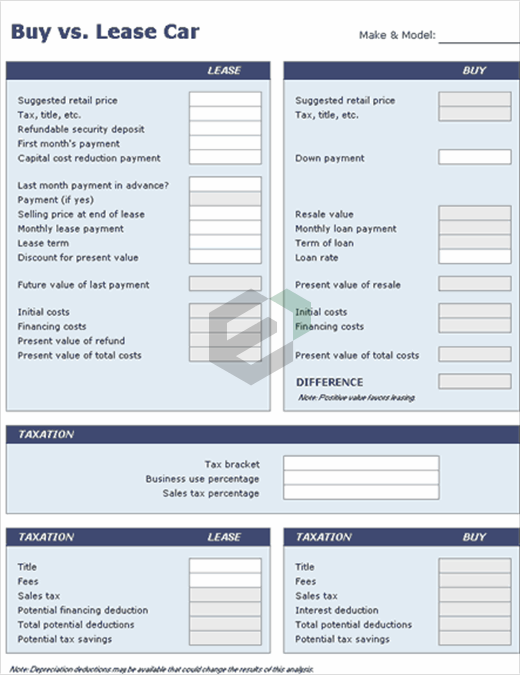 Buy vs. lease car calculator feature image