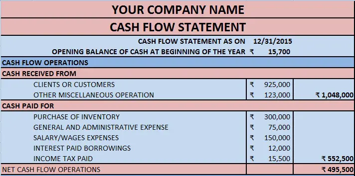 Cash-Flow-statement-excel template