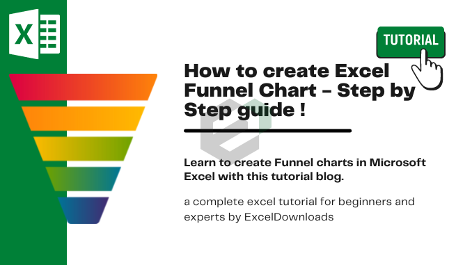 Excel Funnel Chart (Template + Steps to Create) tutorial blog feature image