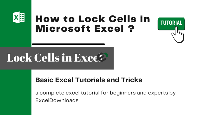 How to Lock Cells in Microsoft Excel