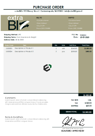 Business Purchase Order Feature Image