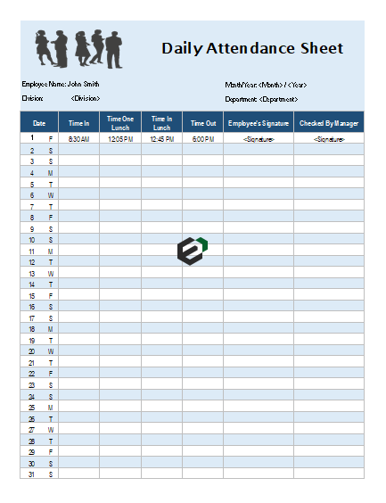 download-free-simple-daily-attendance-sheet-format-in-excel