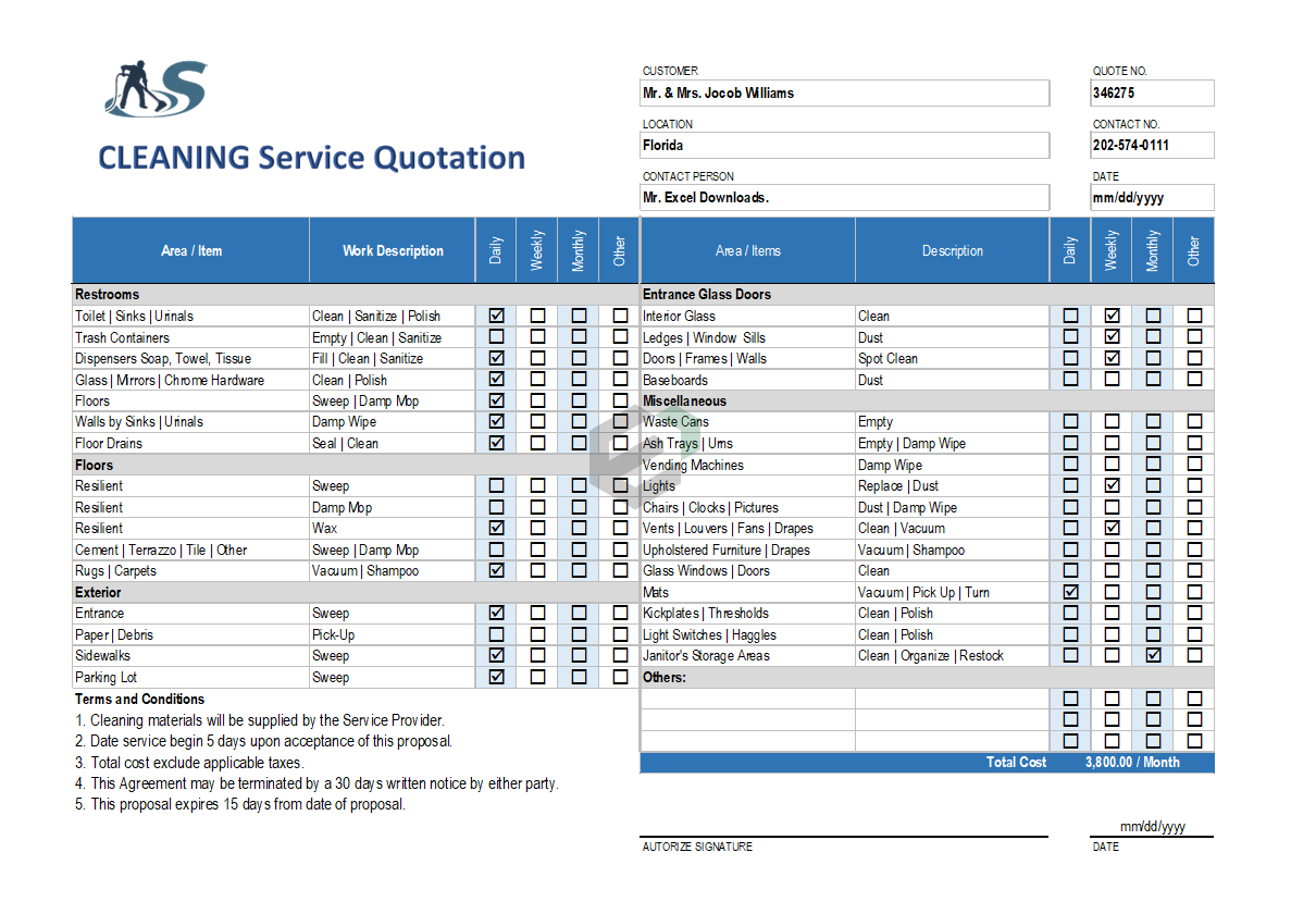 free-cleaning-services-quotation-excel-template
