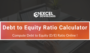 Debt To Equity Ratio Calculator 