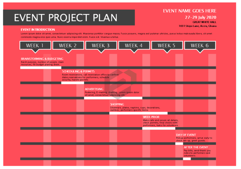 Event Project Planning Excel Template Feature Image