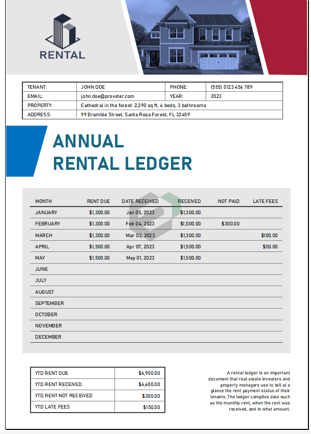 Annual-Rental-Ledger-Template Feature Image